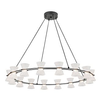 Люстра подвесная *88*45-105 см, 16*LED*3W, 3000K, Lussole Sherman LSP-7466, черный