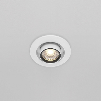 Встраиваемый светильник 9,5*9,8 см, LED*10W, 4000 К, Hidden DL045-01-10W4K-W Maytoni Downlight, Белый