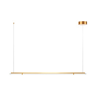 Линейный светильник 150*18*310 см, LED, 28W, 3000К, Maytoni Plume MOD340PL-L28BS3K латунный