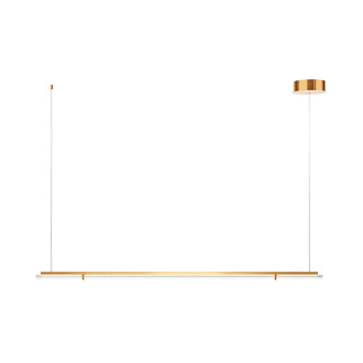 Линейный светильник 150*18*310 см, LED, 28W, 3000К, Maytoni Plume MOD340PL-L28BS3K латунный