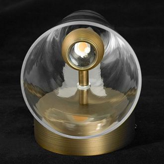 Бра 26 см, 5W, 4000K, Lussole Milam LSP-7456, бронза