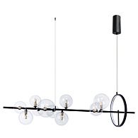 Подвесная люстра 120 см Arte Lamp Saturn A7790SP-50BK черная