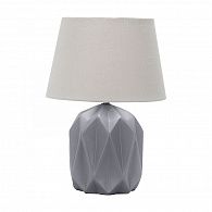 Настольная лампа Omnilux Sedini OML-82714-01, высота 36 см, серый