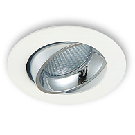 Встраиваемый светильник 9 см, 7W, 3500К, Citilux Альфа CLD001NW1, белый-хром, вр 8 см