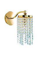 Бра L250 x W120 x H250, мм, 1*40W, GOLD (Золото) NewRgy W5619E/1A GOLD+CLEAR