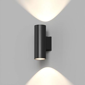 Бра 25*15*9- см, *LED*18W, 3000K, Denkirs BORG DK9821-BK, черный алюминий