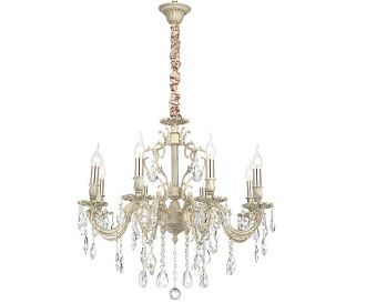 Люстра *71*104 см, 8*E14*60W, Lucia Tucci Barletta BARLETTA 1730.8 cream white, белый