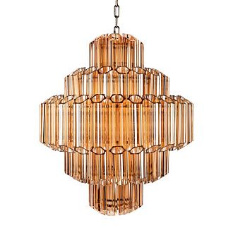Подвесная люстра 60 см, Loft IT Celebration 10579/600 Amber, бронза