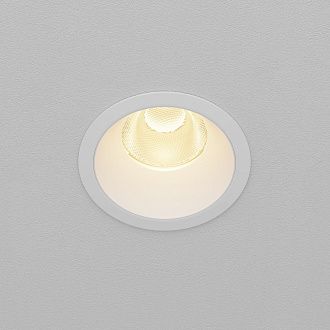 Встраиваемый светильник DL117-15W-2.7K-W **-9,8 см, *LED*15W, K, Maytoni technical Dip DL117-15W-2.7K-W, Белый, вр 7 см