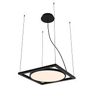 Подвес 46*50-150 см, 1*LED, 30W, 4000K, Favourite Pany 4637-1P, черный матовый
