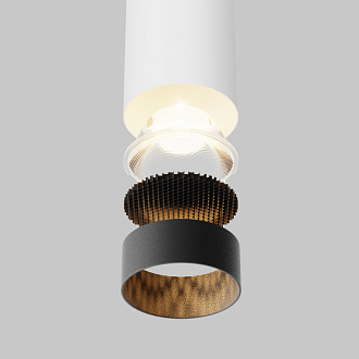 Подвесной светильник  5,2*30 см, LED 12W, 3000К, Белый Maytoni Focus LED P072PL-L12W3K-1