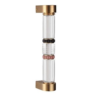 Настенный светильник 40 см, 12W, 4000K, Odeon Light L-Vision Collier 5455/12WL, латунь