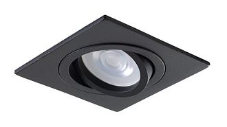 Светильник встроенный 9*9 см, Crystal Lux CLT 002C1 BL Черный