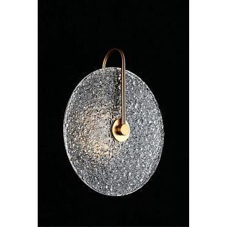 Бра 12*28*33 см, 1*LED, 5W, 3000K, Aployt Luca APL.329.01.05, латунный