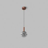 Подвесной светильник 20 см, 4W, 3000K, Denkirs Bubbles DK6531-CO, медь