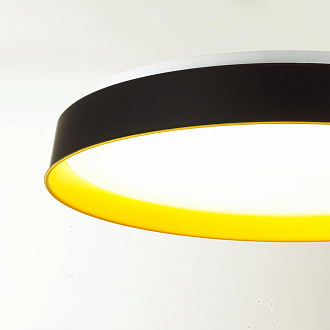Cветильник 40 см, LED 1*48W, 4000 К, Sonex Tuna Yellow 7711/DL, белый/желтый