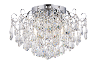 Люстра 540*360, E27 x 6+LEDx6 3W*E27+LED, 60W Sfera Sveta Хрусталь (Эконом) 1503/6+6 CR, Хром