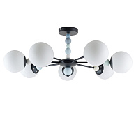 Люстра *79*30 см, E14 7*40W, Lumion Sunday чёрный, 6526/7C