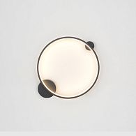 Настенный светильник 48 см, 18W, 3000-6000K, Crystal Lux REAL AP18W LED BLACK, черный