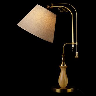 Настольная лампа 64 см, Loft IT Elaine 10569T Light wood, светло-коричневый