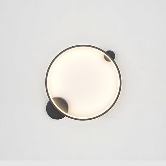 Настенный светильник 48 см, 18W, 3000-6000K, Crystal Lux REAL AP18W LED BLACK, черный