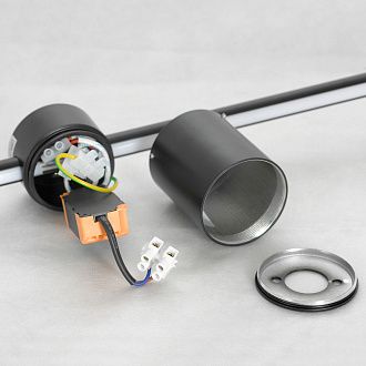 Бра Lussole LSP-7036, 91*6 см, черный