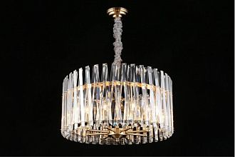 Подвесная люстра 60*32-115 см, 8*E14, 40W, Aployt Verene APL.808.13.08, золотой