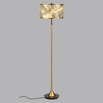 Торшер 38*38*157,5 см, 2 Е27*10W, Odeon Light Bergi, античная бронза 5064/2F