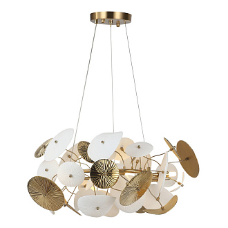 Светильник подвесной DAHLIA 6*G9*5W 4000K ST LUCE SL1518.303.06 латунь