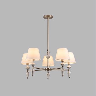 Люстра *72*78-78 см, 5*E14*40W, Lumion Vermont LUM8274/5, стальной; серебристый