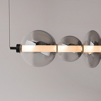 Подвесной светильник 117,5*20*325 см, LED, 40W, 3000К, Maytoni Futuro MOD307PL-L40B3K черный