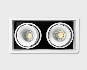 Встраиваемый светильник Italline DE-312 white, белый, вр 19,5*10 см