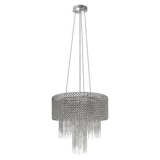 Подвесная люстра 50 см, Loft IT Opera 10406/500, никель 