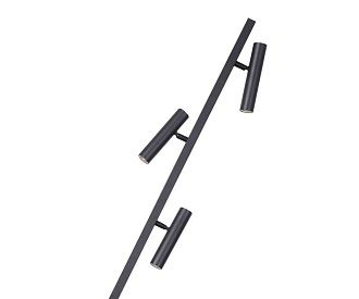 Торшер 152 см, LED 9W, 4000K Верония черный Kink Light 07613-F,19