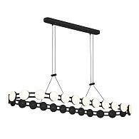 Подвесная люстра 110*42*120 см, 1*LED*50W, 4000K, ST-Luce Monro SL6610.403.26, черный