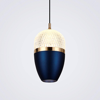 Подвесной светильник 10*8*200 см, LED 10W, 4200K, Черный LED4U L8754-1 BL
