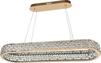 Люстра подвесная 120 см, 80W, 3000-6000K, Stilfort 4040/03/12PL, золото