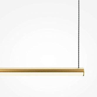 Подвесной светильник 80*1,7*316,7 см, LED, 10W, 3000К, Maytoni Halo MOD246PL-L16BSK латунный