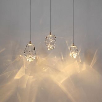 Подвесной светильник 14*21*250- см, 1*LED*4W, 3000K, Odeon Light Gemme 7114/4LA, прозрачный