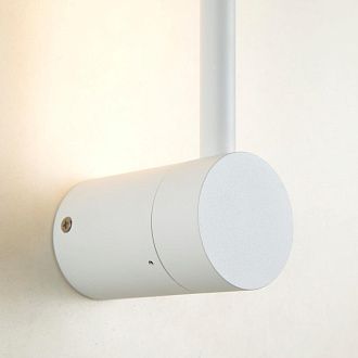 Бра 6*10*63 см, LED 17W, 3000 / 6000K, Белый LED4U L7271-600 WH
