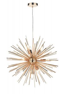 Подвесной светильник  60*150 см, 10*E14 золото Vele Luce Brina VL5674P10