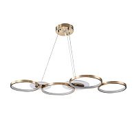 Подвесной светильник 100*43 см, LED, 110W, 3000-6000K, 15 м2 Arte Lamp Stardust A2452SP-100PB, Латунь