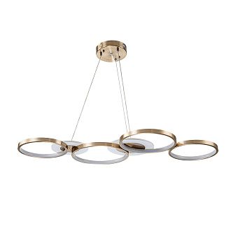 Подвесной светильник 100*43 см, LED, 110W, 3000-6000K, 15 м2 Arte Lamp Stardust A2452SP-100PB, Латунь