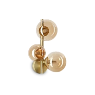 Светильник настенный бра ideal lux Perlage AP3 макс.3х15Вт G9 322742.  см