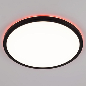 Светильник с пультом 40*2,5 см, LED+RGB 40W CL738321EL Бейсик Лайн Черный