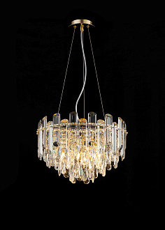Люстра Ø400 x H290 (1200), мм, 6*40W (240W), H GOLD (Золото) NewRgy NW076-ф400*H290 H GOLD