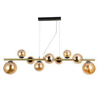 Подвесной светильник, 9*G9 медный Arte Lamp Gemini A2243SP-9PB