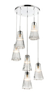 Подвесной светильник  58*160 см, 6*E27 хром Vele Luce Emily VL5603P16