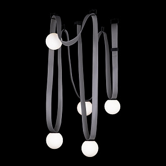 Подвесной светильник 80*150 см, 5*G9*40W LOFT IT Picot 10240/5 серый