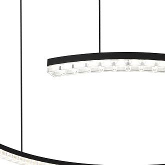 Подвесной светильник 84,6*124,5*-150 см, *LED, 65W, 4000K, ST-Luce Euclidics SL1018.403.01, черный